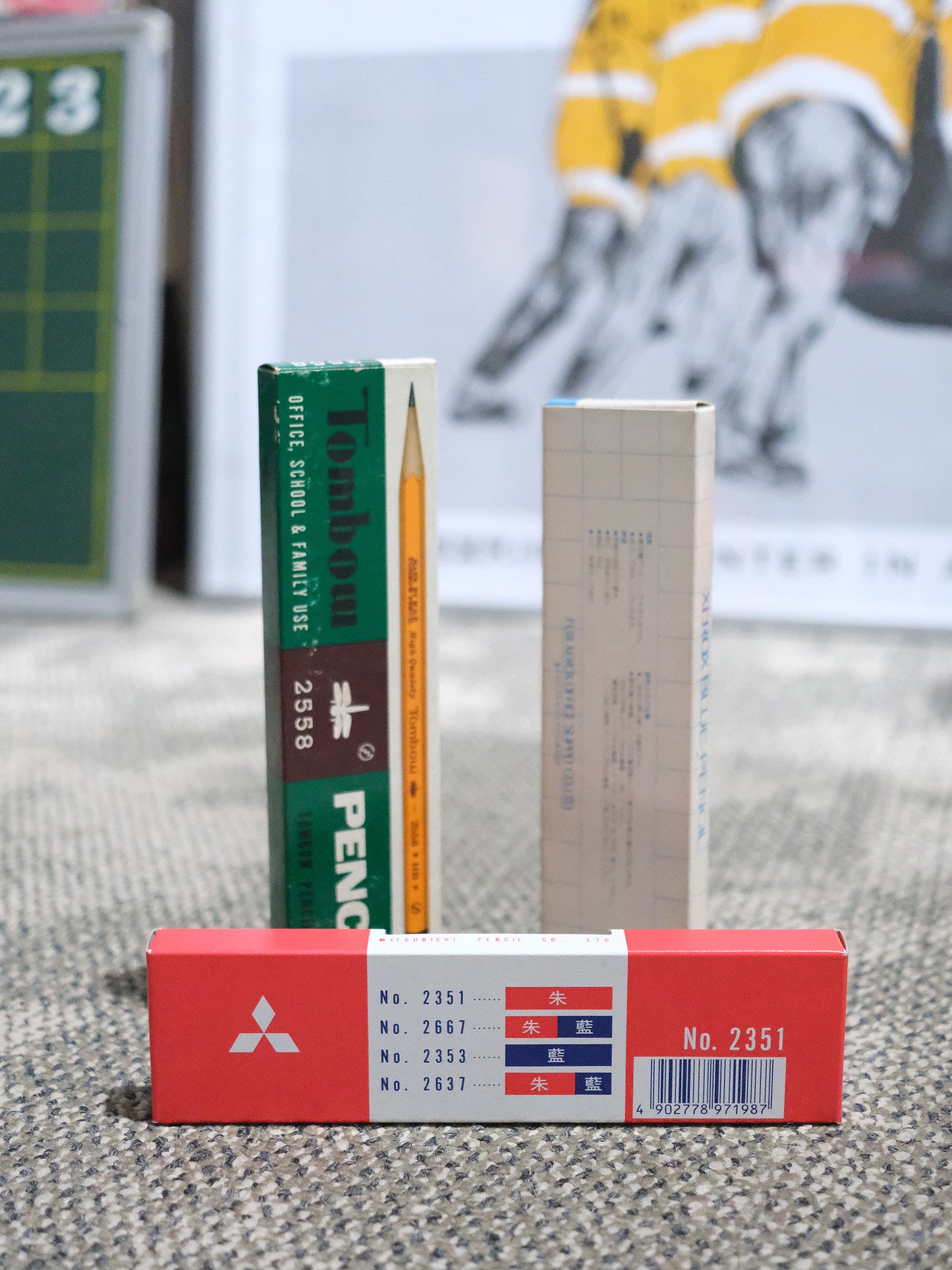 日本制 80s 三菱 Mitsubishi  施樂 Xerox 蜻蜓牌 Tombow 品牌 鉛筆 Pencil