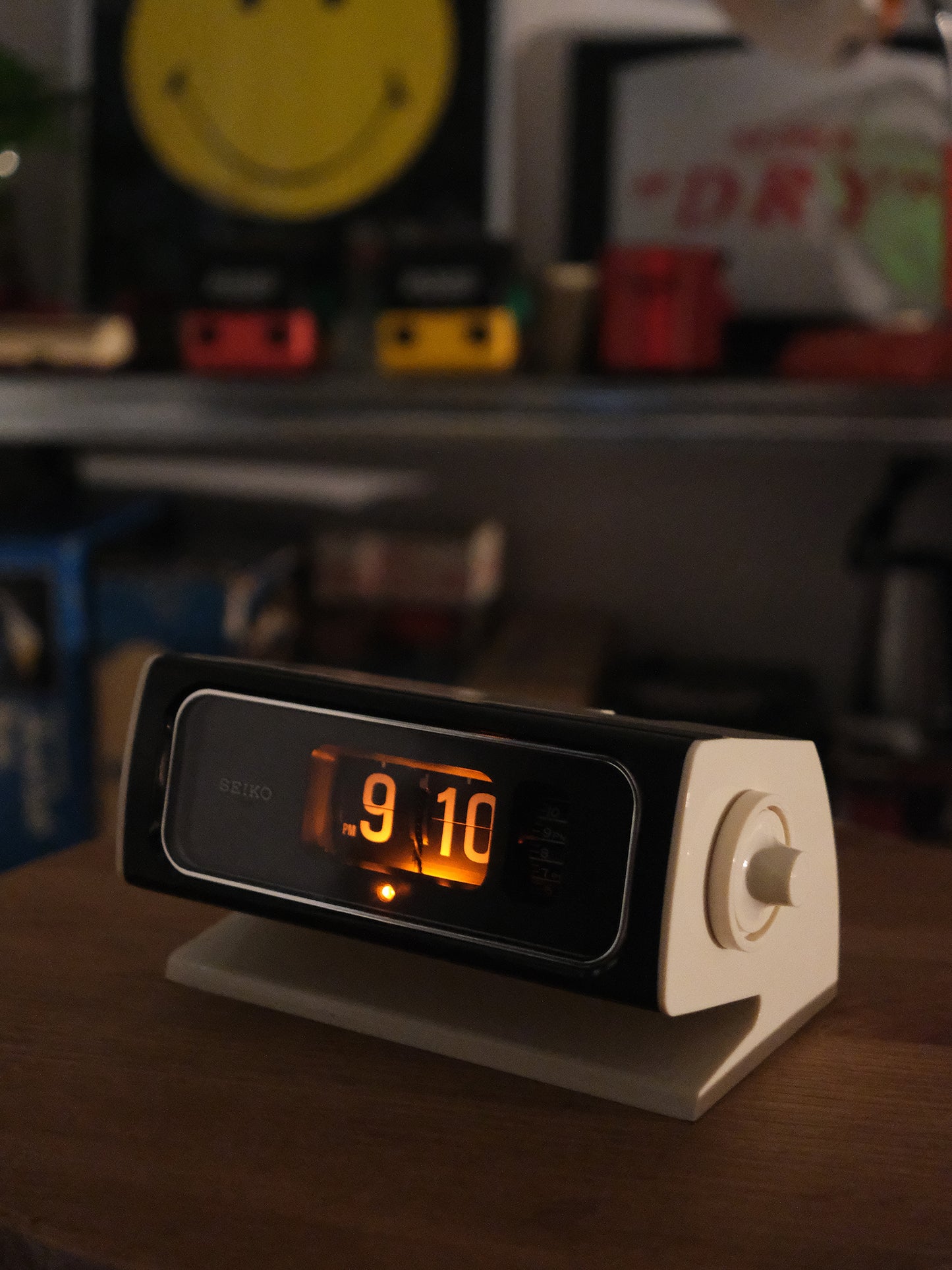 日本制 70s Seiko 精工 DP632 Digital Alarm Flip Clock 白色 翻頁鐘
