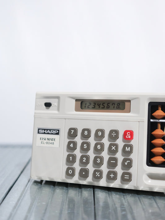 全新品 聲寶 Sharp ELSI Mate EL-8048 Electronic Calculator 小算盤 計數機 電卓