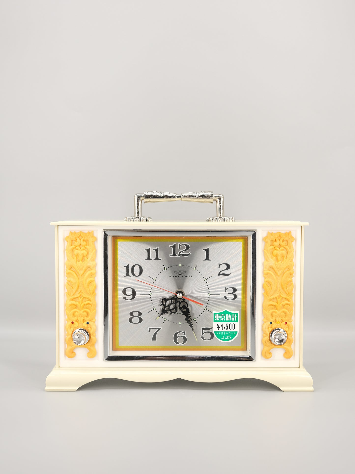 日本制 70s 東京時計 山路 上鏈式 華麗 音樂 鬧鐘 時鐘 Alarm Clock