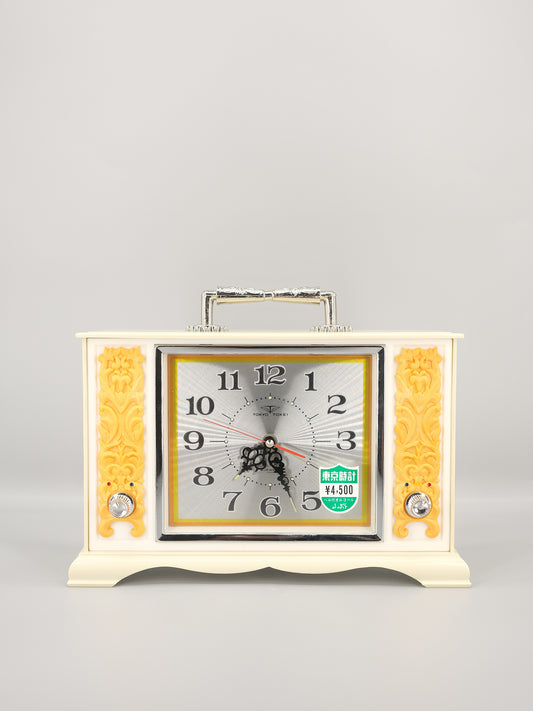 日本制 70s 東京時計 山路 上鏈式 華麗 音樂 鬧鐘 時鐘 Alarm Clock
