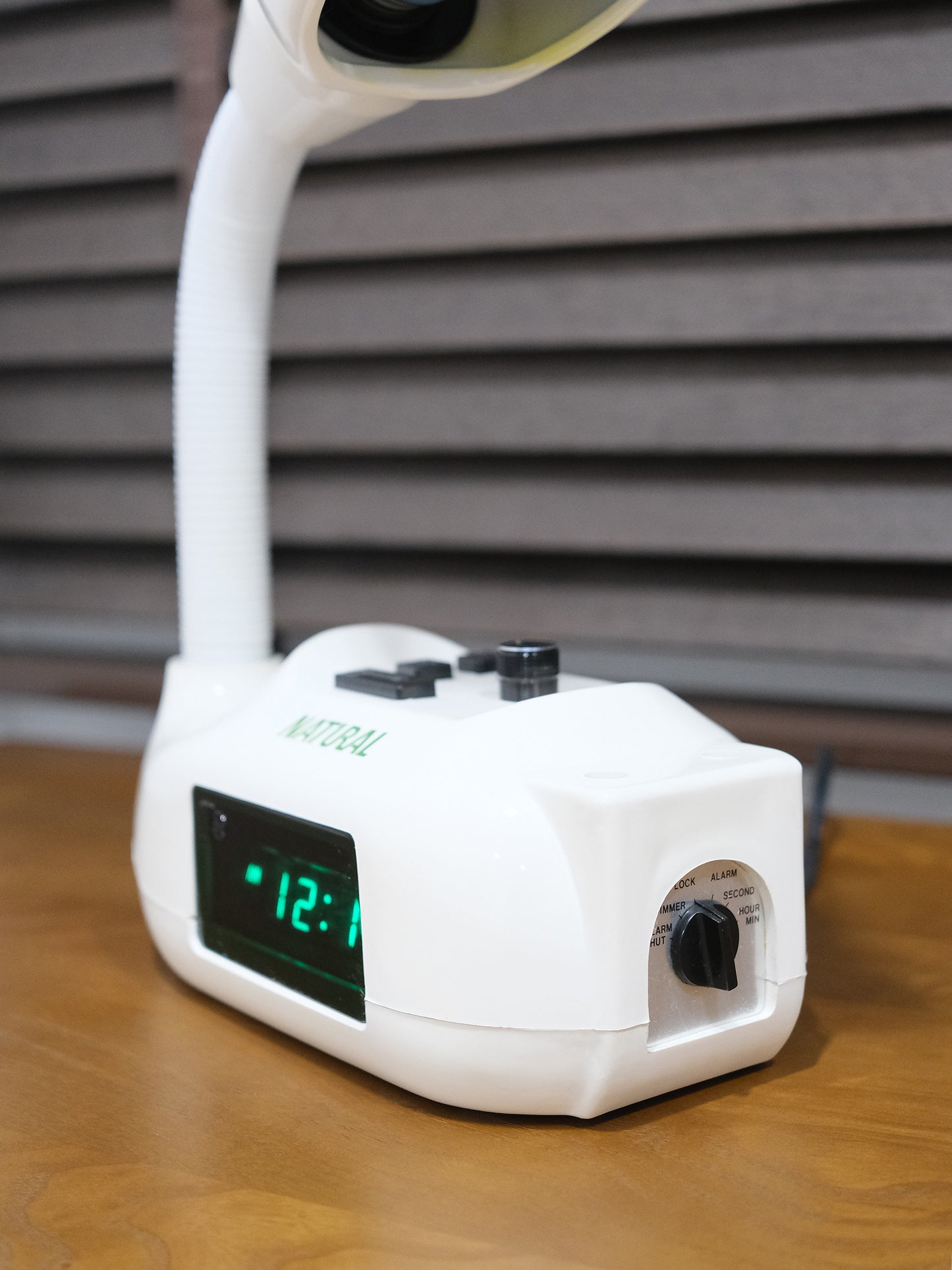日本 昭和 天鵝 Electronic Alarm Clock Lamp 電子 鬧鐘 擡燈