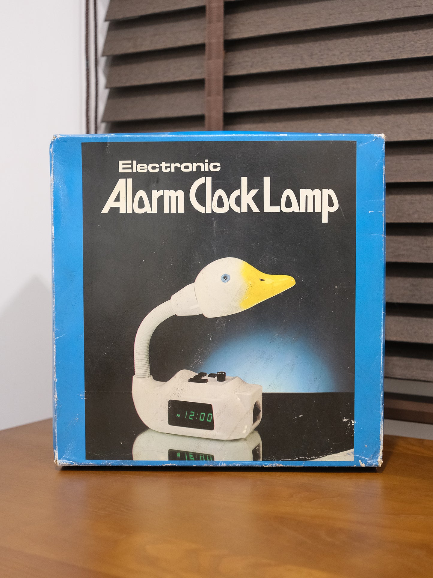 日本 昭和 天鵝 Electronic Alarm Clock Lamp 電子 鬧鐘 擡燈
